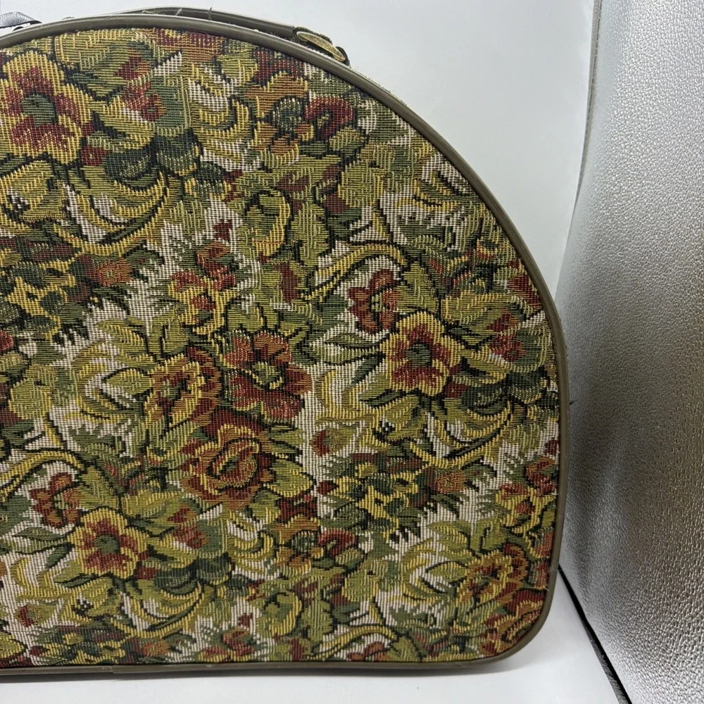 Vintage Firenze Floral Tapestry Garment Bag